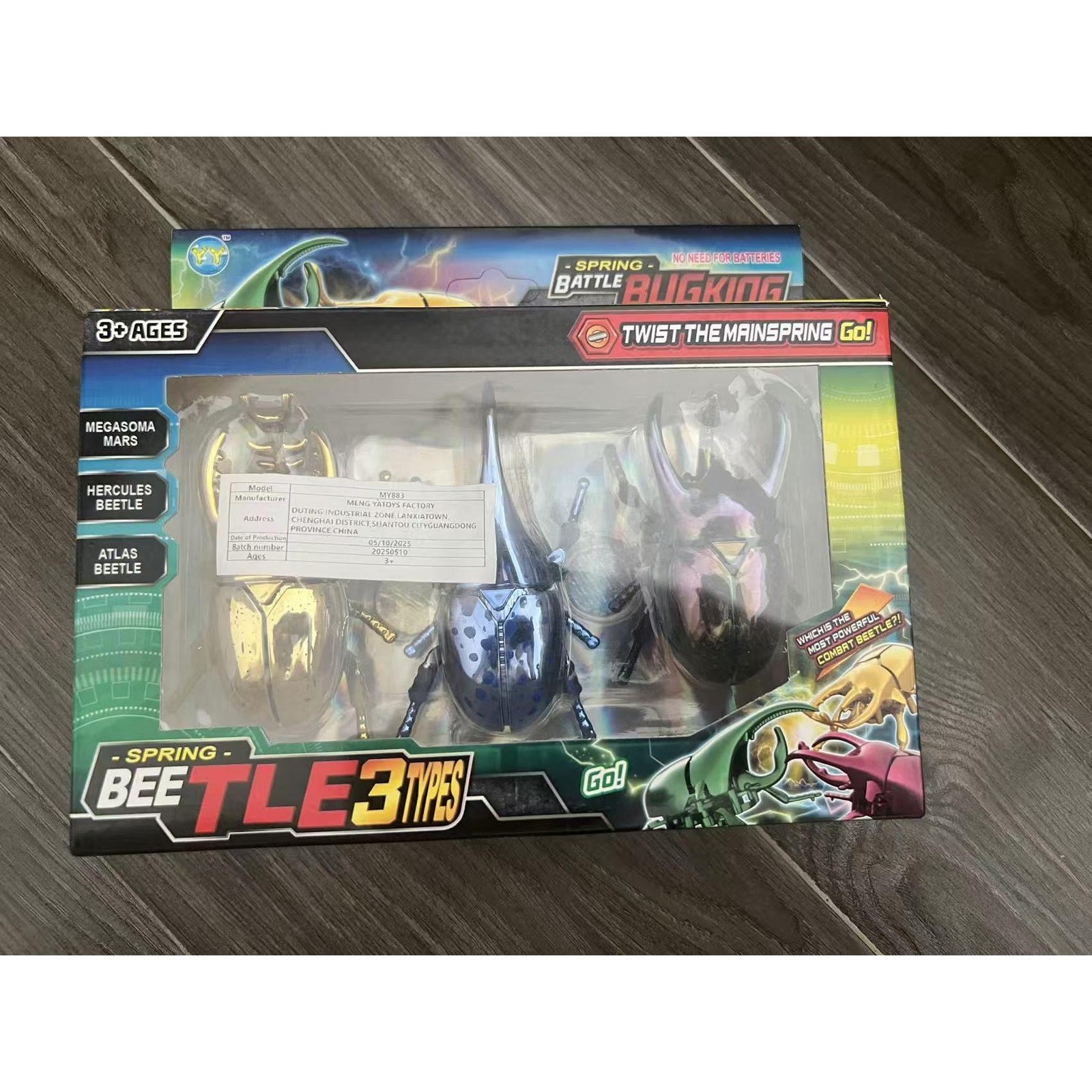 Kids Insect Toy Set Beetle Figures Educational Science Bug Animal Model Kit