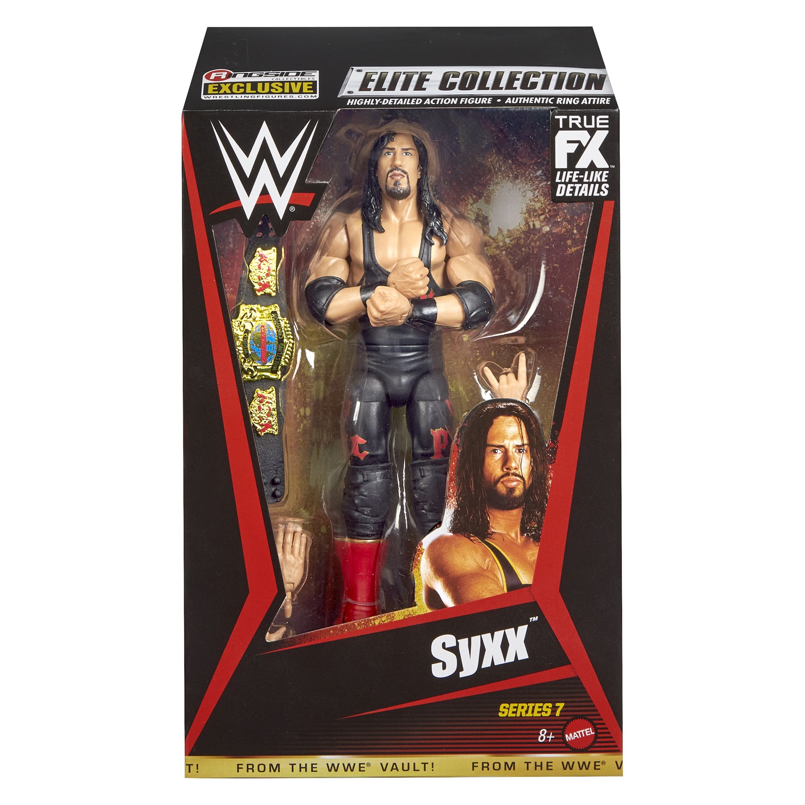 (Chase Variant – Thug) Syxx WWE From the Vault Series 7 Toy Wrestling Figure