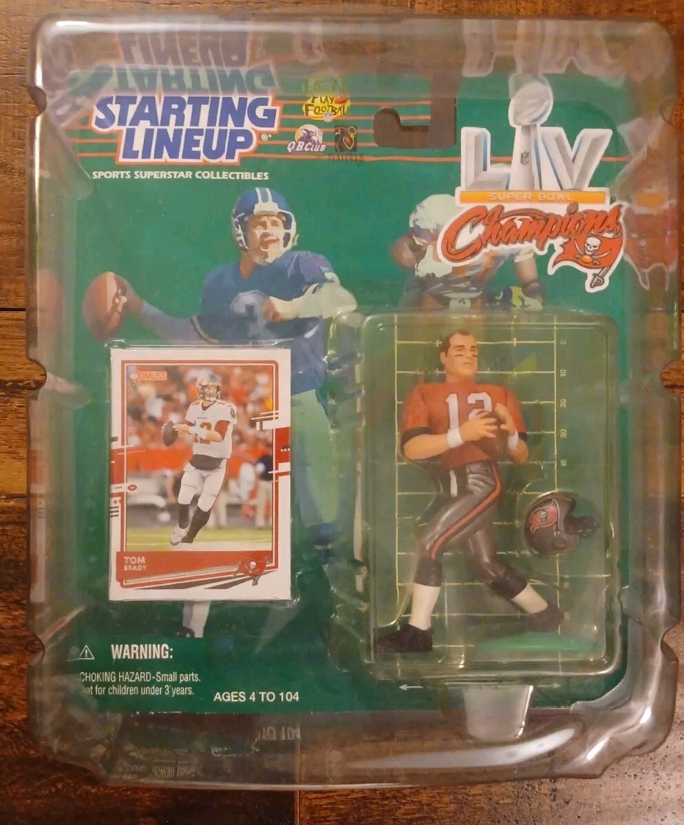 Tom Brady #12 Starting Lineup Figure SLU Custom Novelty MVP GOAT Superbowl LV