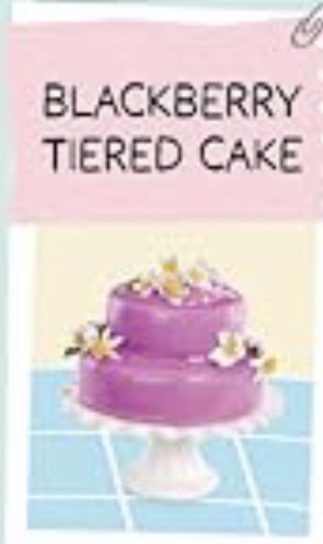 NEW! MGA Miniverse Make It Mini From Scratch Series 2 BLACKBERRY TIERED CAKE