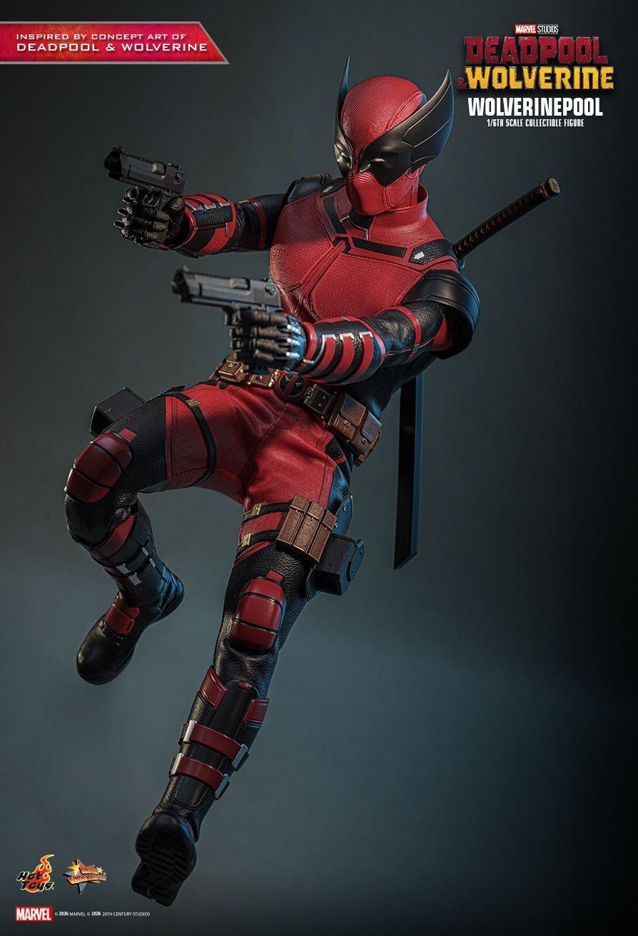 READY NEW AUTHENTIC HOT TOYS DEADPOOL & WOLVERINE WOLVERINEPOOL MMS857 CONCEPT