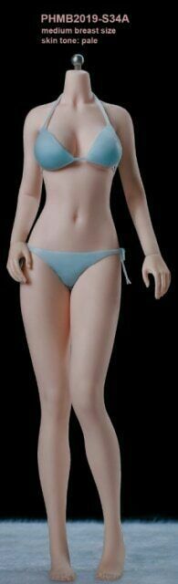 1:6 TBLeague Pale/Suntan Skin Flexible Female Girl Model Body 12in Action Figure
