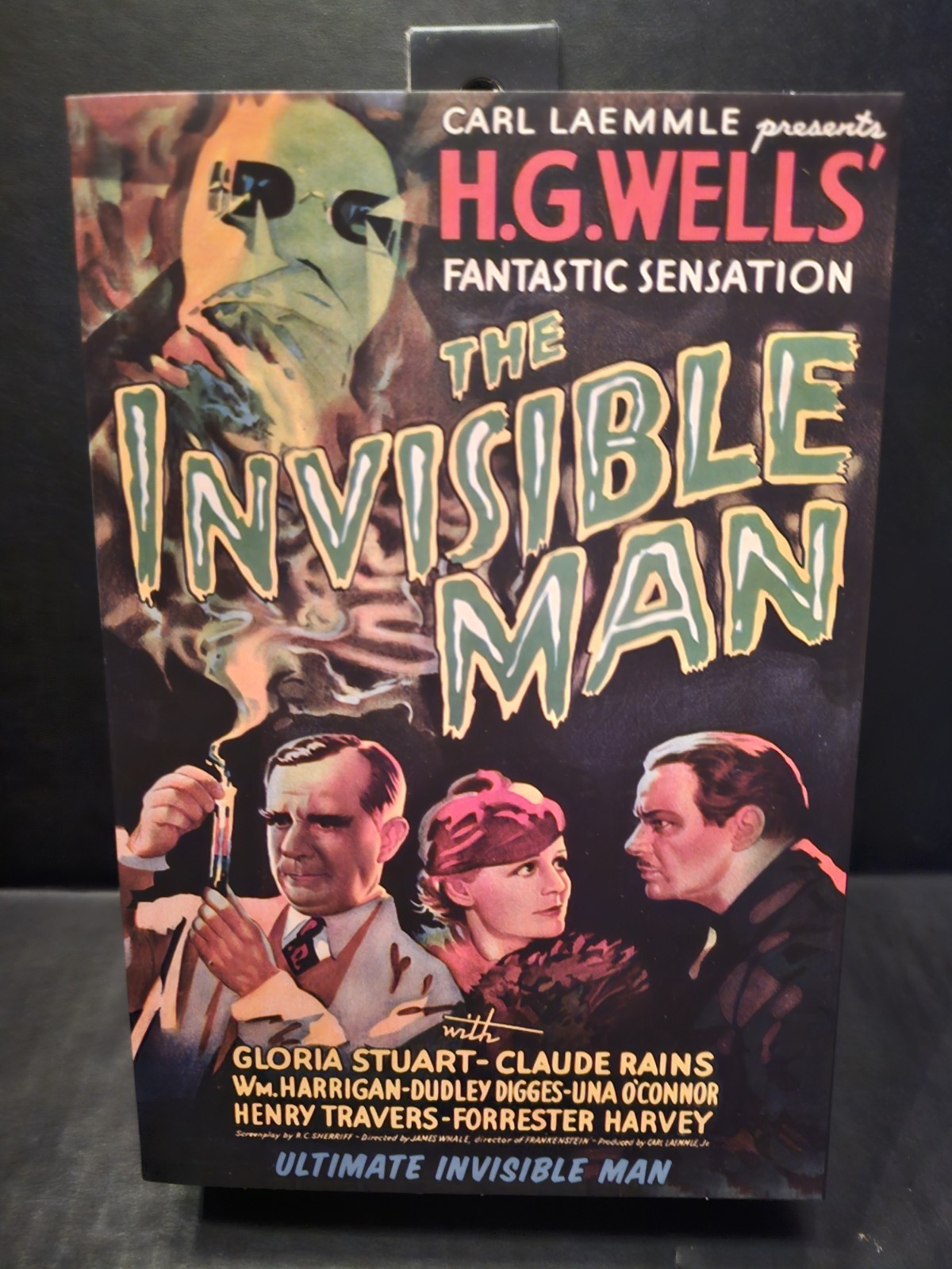 MIB Neca Ultimate Invisible Man Action Figure 90th Anniversary Multi Color