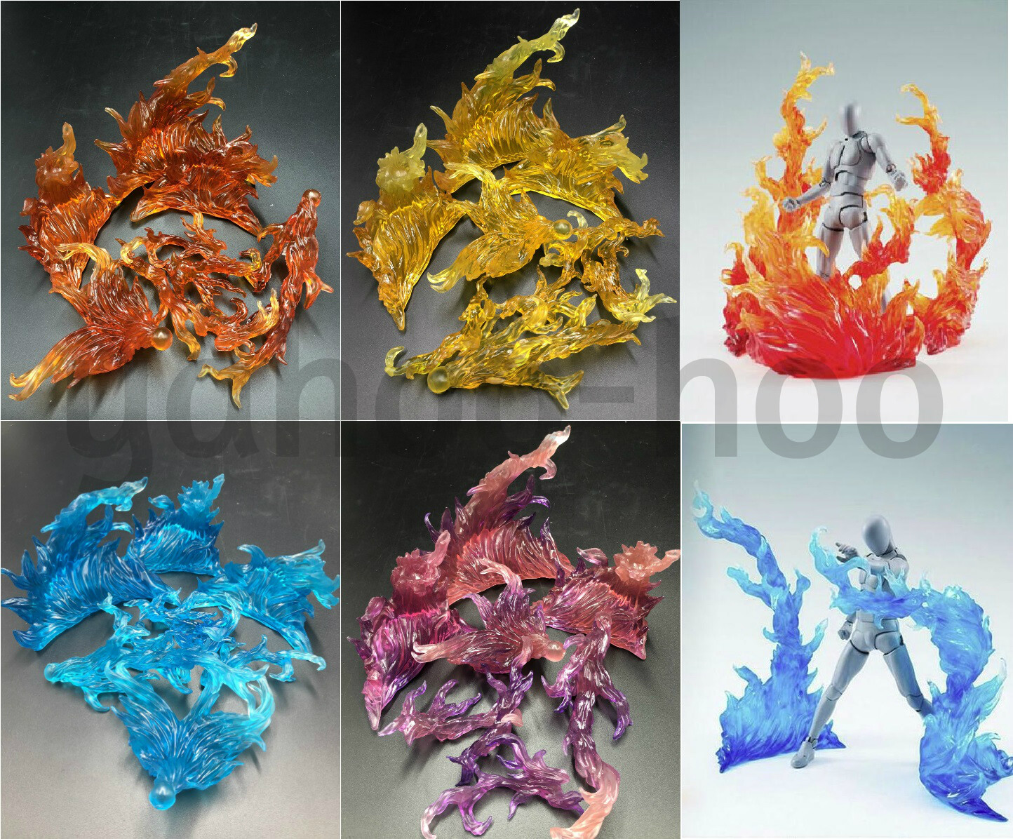 EFFECT BURNING FLAME FIRE for Action Figure Gundam Kamen Rider