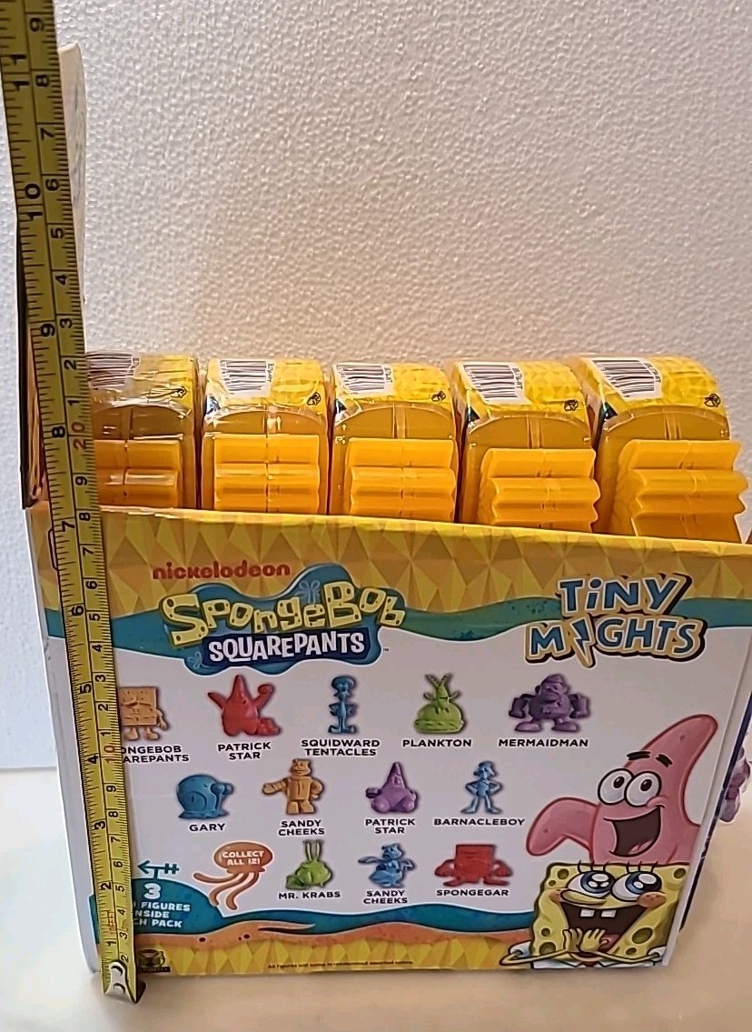 Retail Store Display SpongeBob Square Pants Sealed Tiny Mights Blind Box Figures