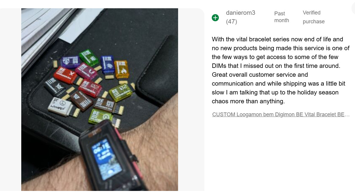 ALTERNATE DIMENSION CUSMTOM BEM Digimon BE Vital Bracelet OMEGAMON