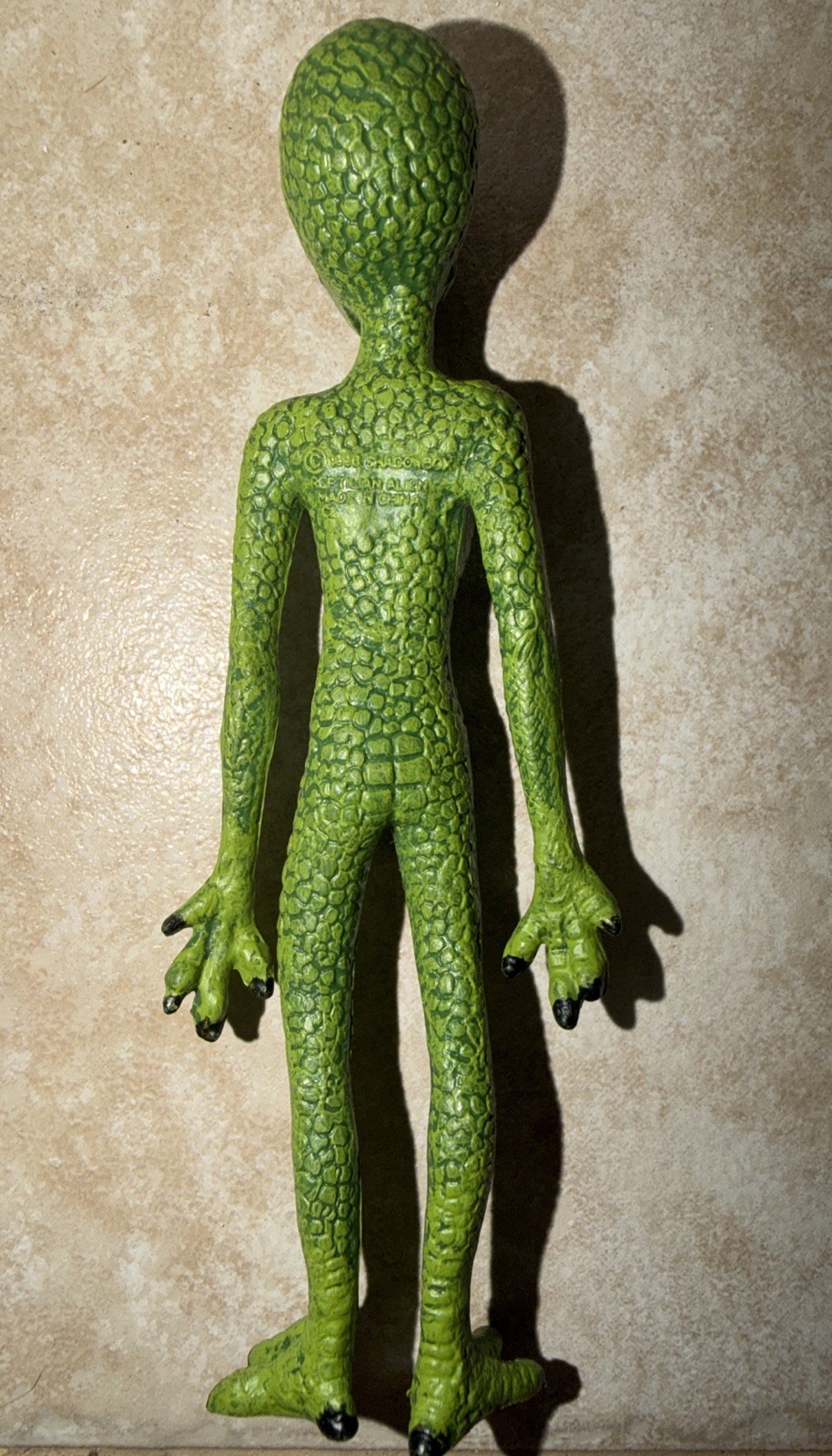 SHADOW BOX 1997 REPTILIAN ALIEN FIGURE #2 from space ALIEN series LOOSE 5&Prime;