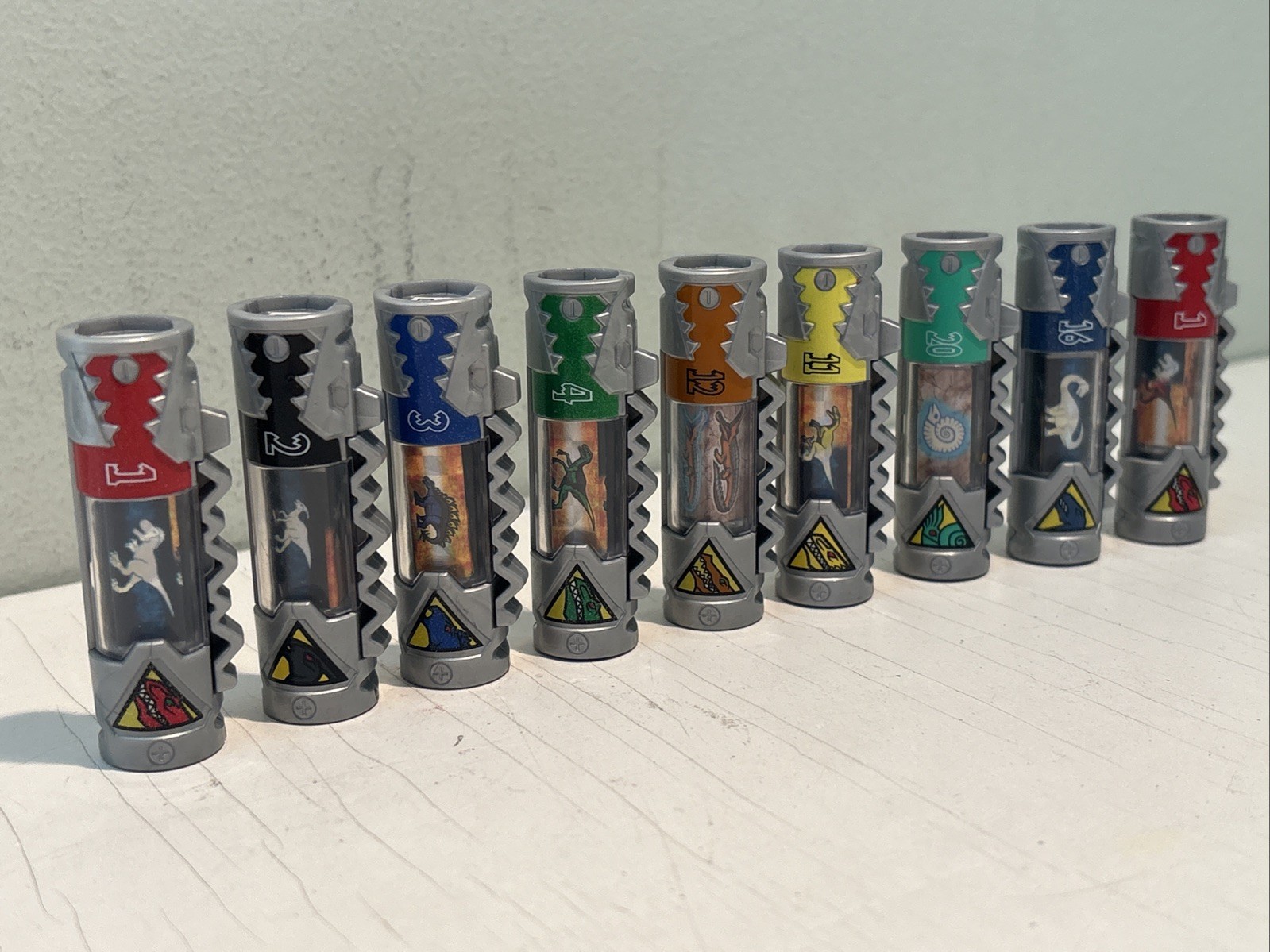 Power Rangers Super Sentai Dino Charger Set Lot Of 9!