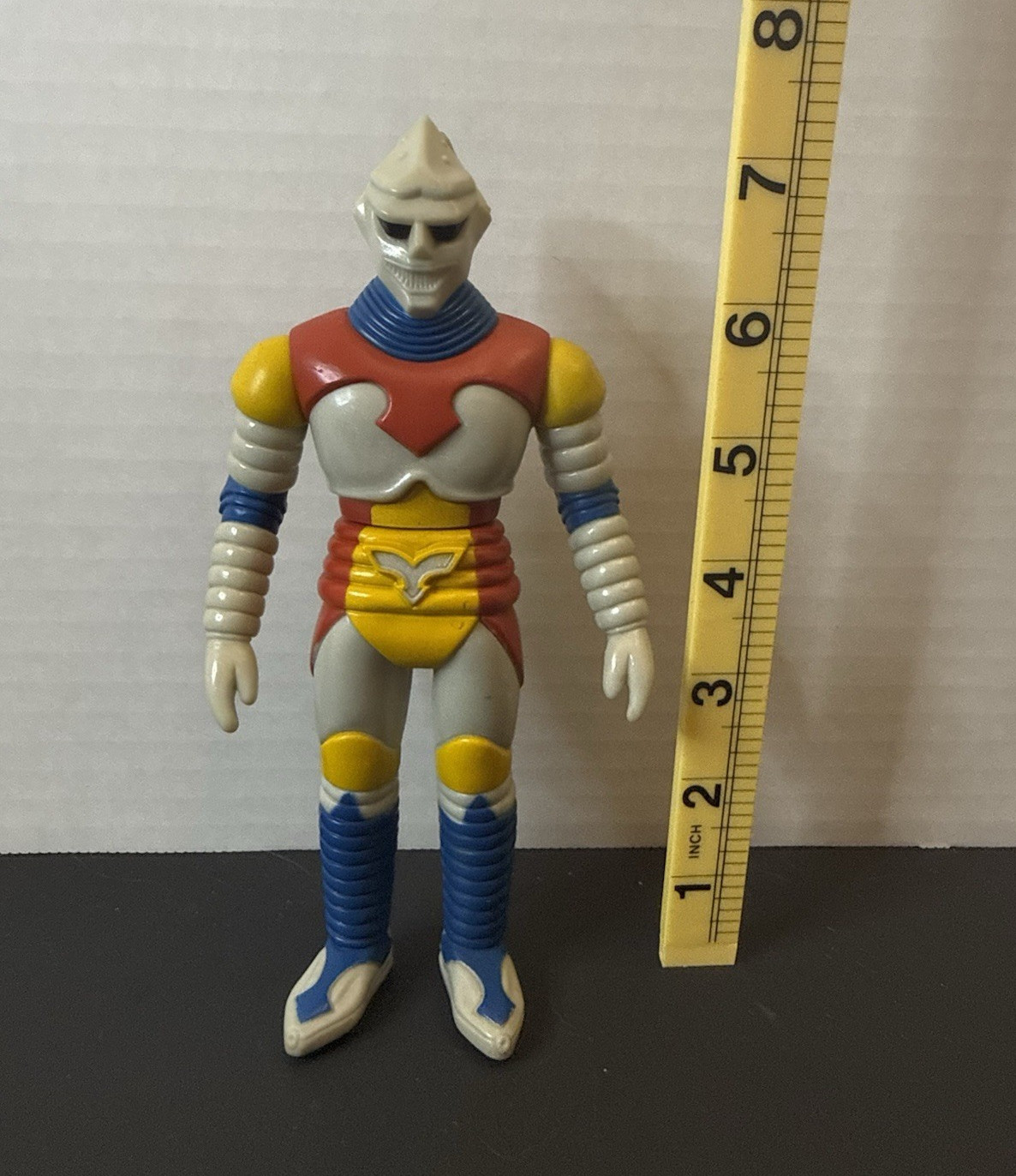 Vintage 1993 Bandai Jet Jaguar Soft Vinyl Figure Godzilla vs Megalon Japan 7&Prime;