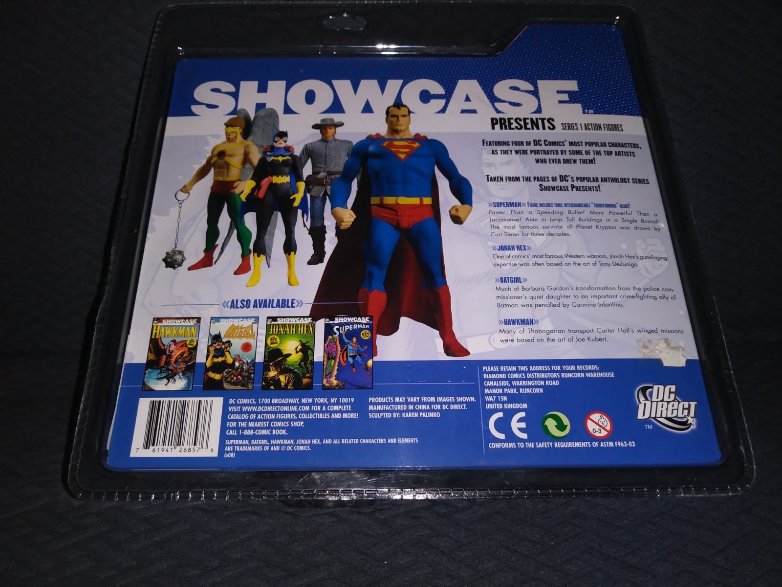 DC Direct Showcase Presents Series 1 SUPERMAN Action Figure NEW Sealed 2008 6&Prime;