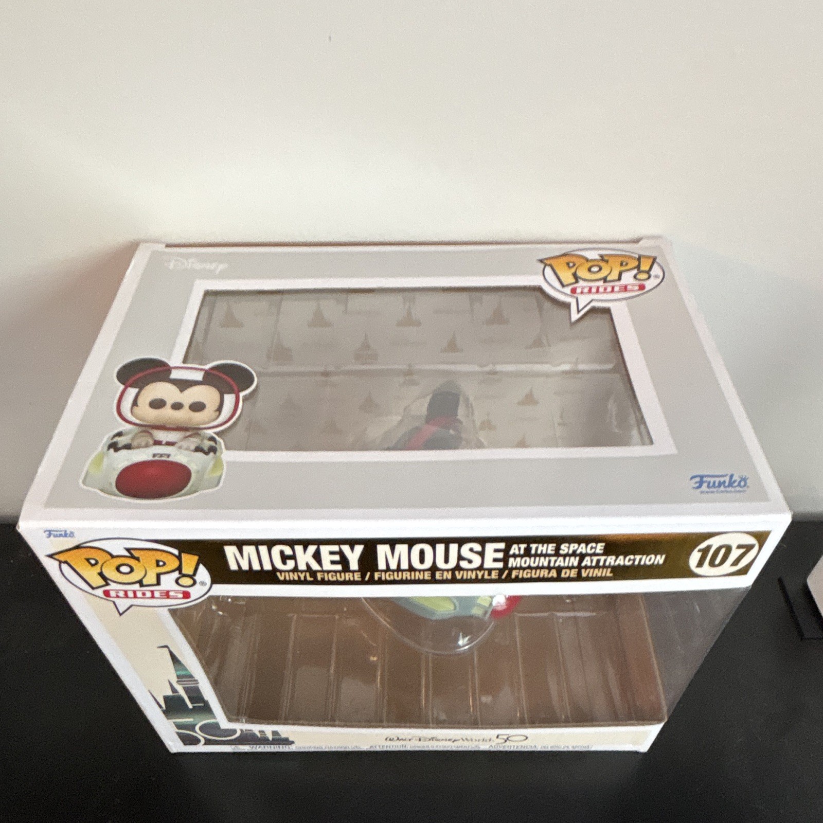Funko Pop Rides! Mickey Mouse Space Mountain Attraction #107 Disney World 50th
