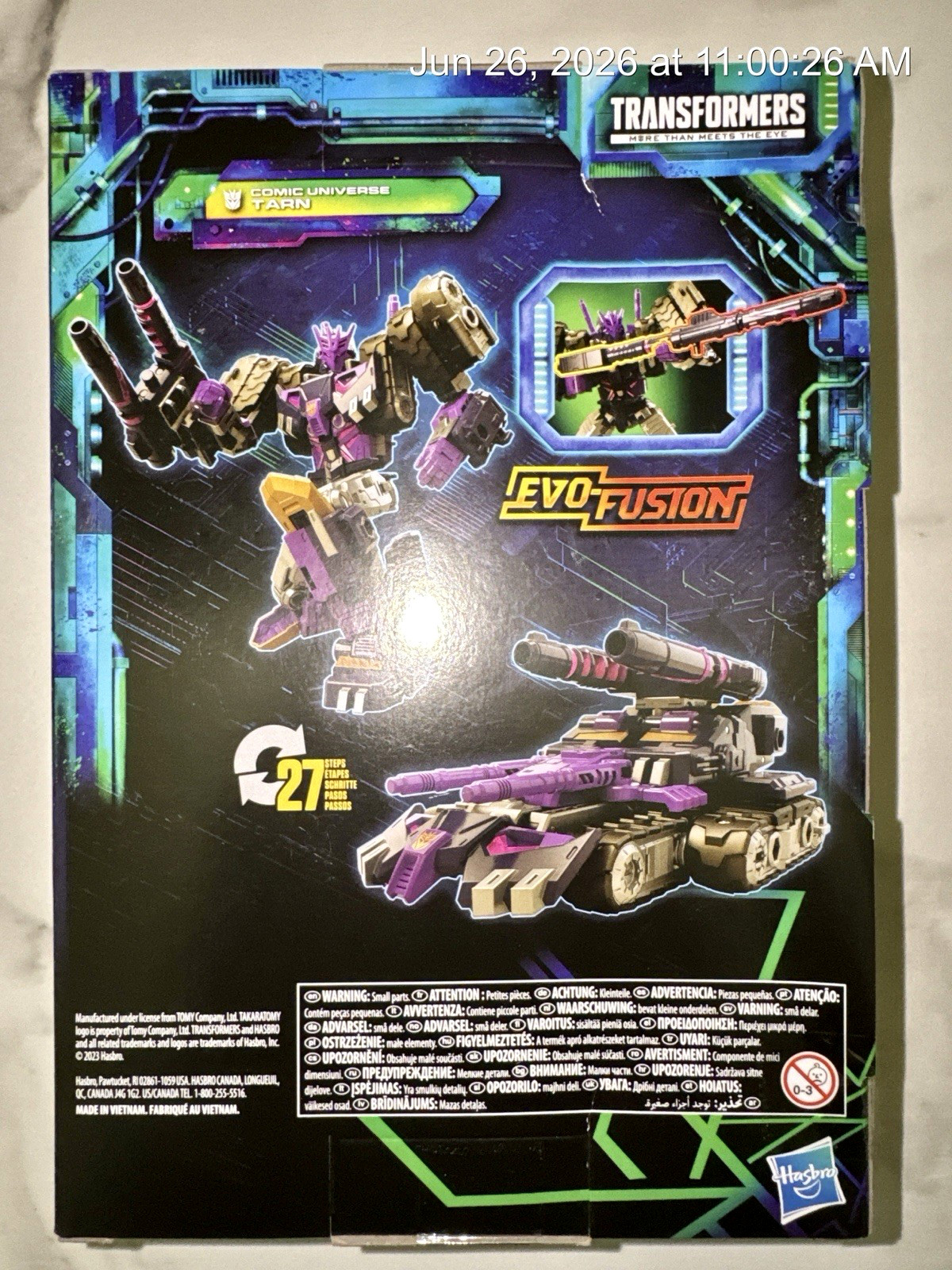 Comic Universe Tarn (Voyager Class) Transformers Legacy Evolution NIB