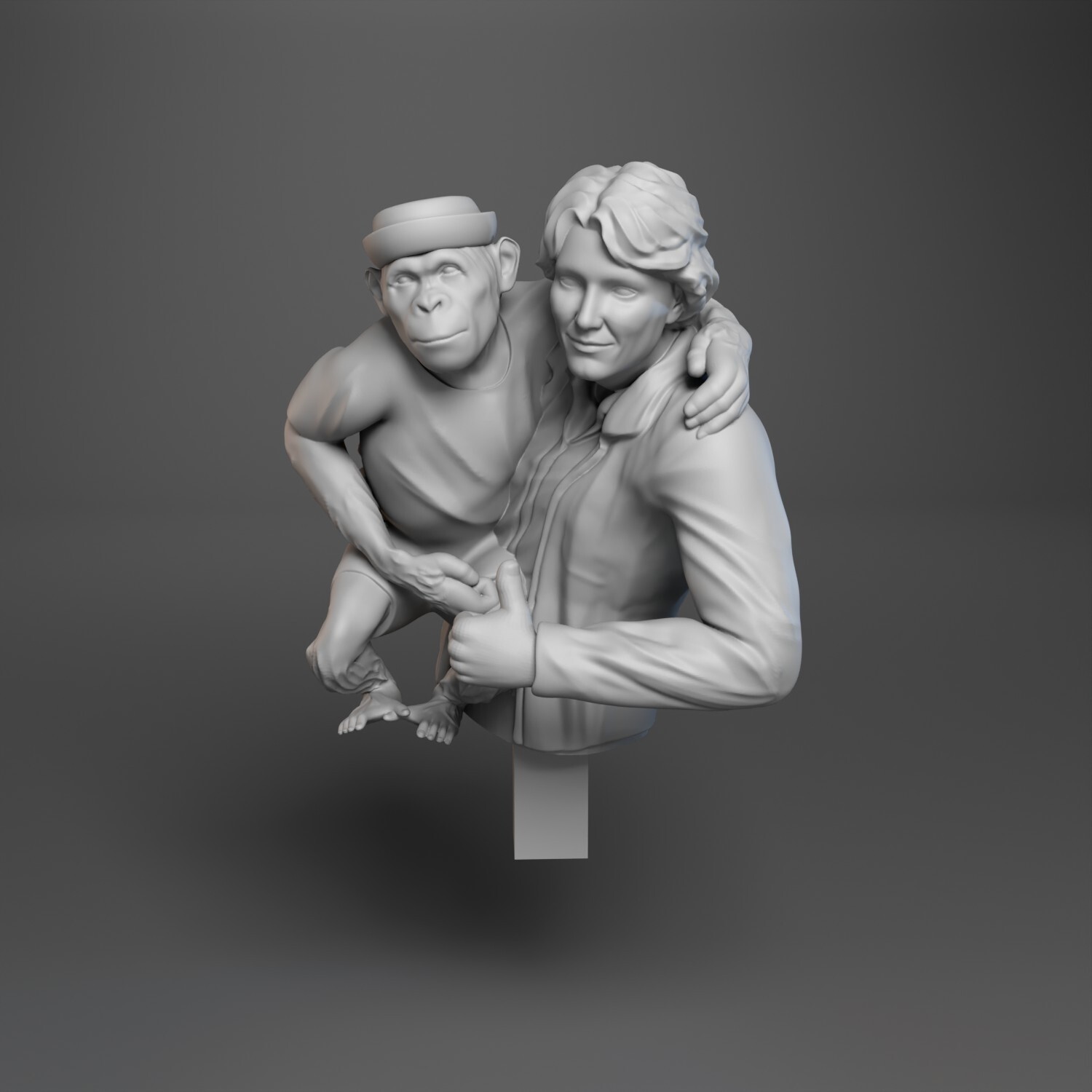 BJ and the Bear – 1 Piece Set – 3D printed ~ 1&Prime; x 2&Prime; for 1:16 Scale Model Truck