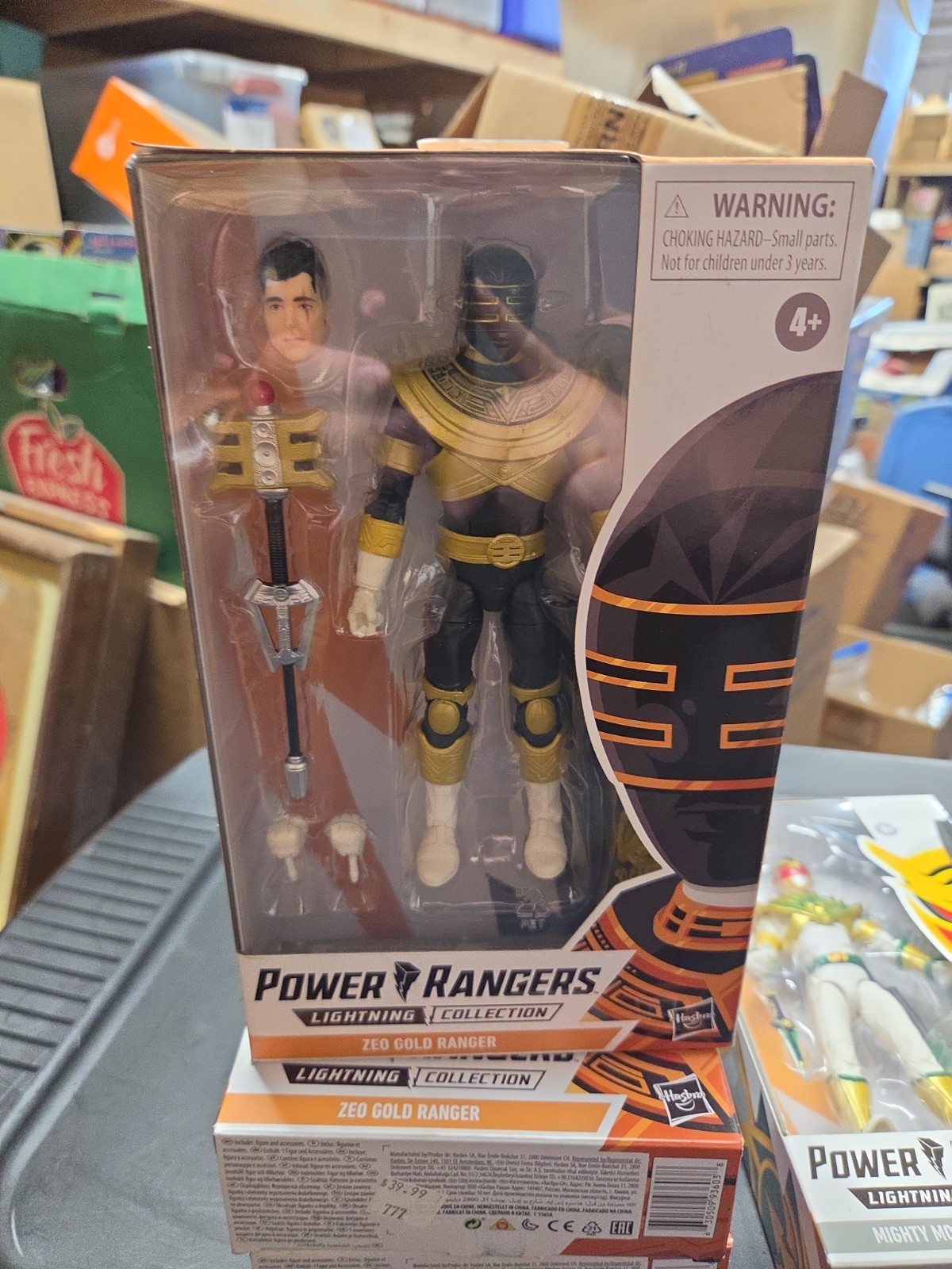 Power Rangers Lightning Collection Zeo Gold Ranger Figure– NEW SEALED NIB Hasbro