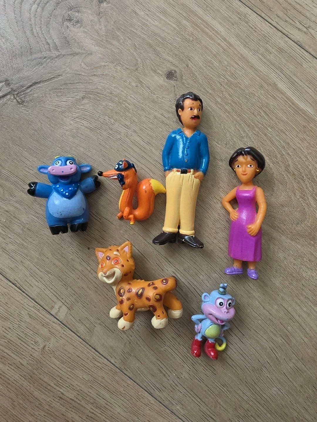 Dora The Explorer Parents Misc Figures Mini Plastic Pvc Swiper Jaguar
