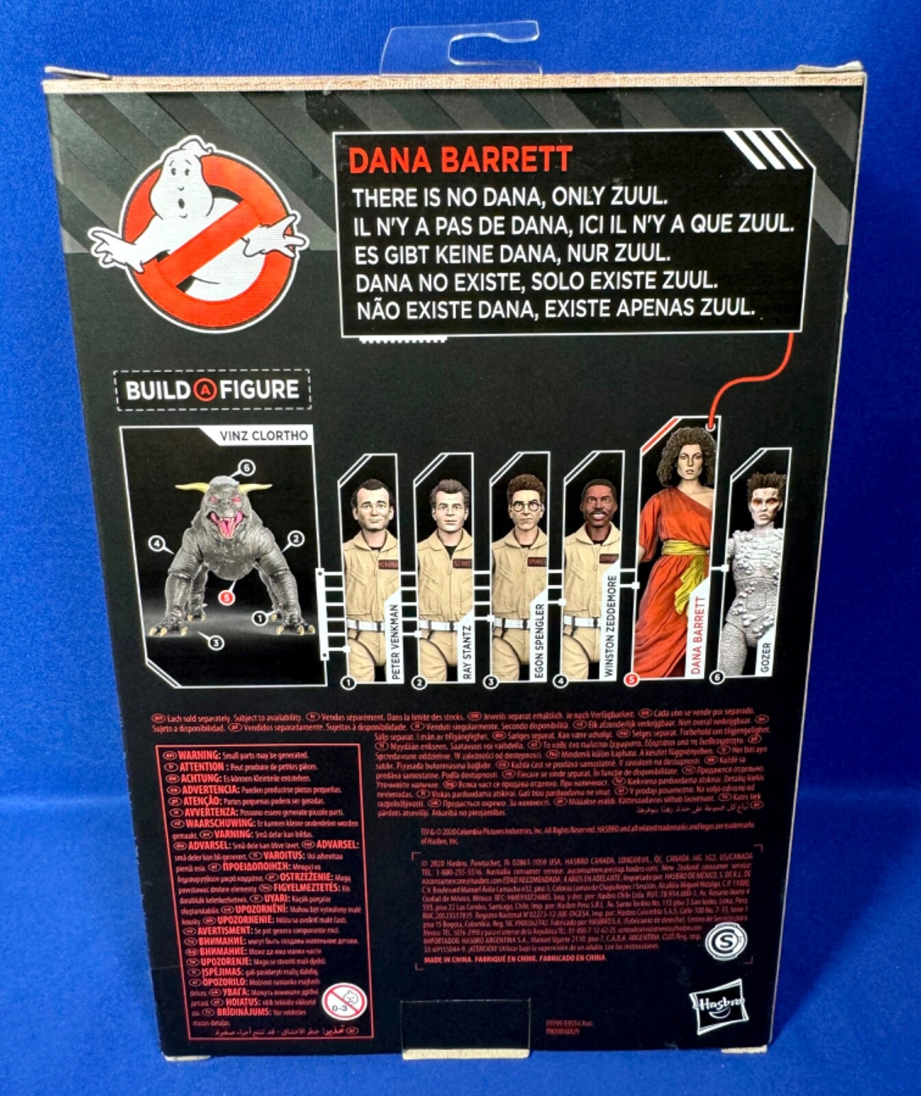 New – DANA BARRETT Ghostbusters PLASMA SERIES Figure VINZ CLORTHO Terror Dog BAF