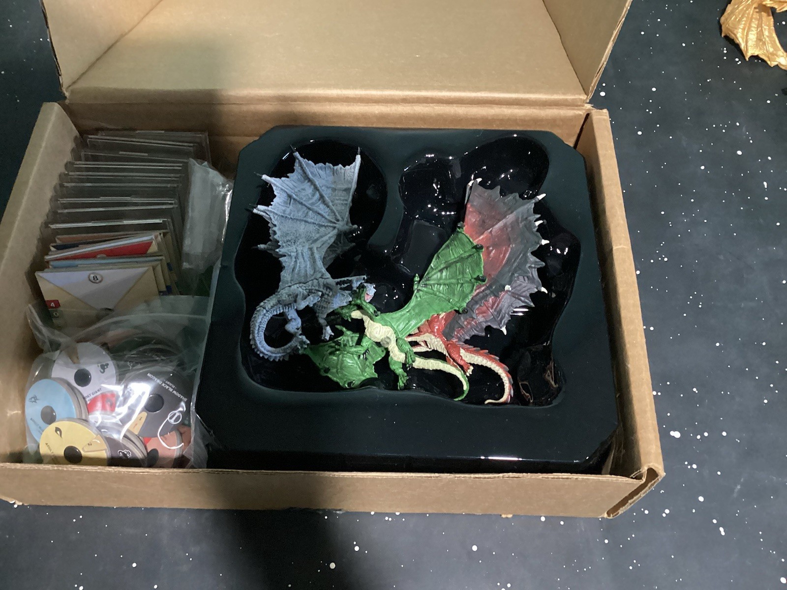 DND Attack Wing Lot. 8 Dragons and More Plus Rulebooks and Accessories