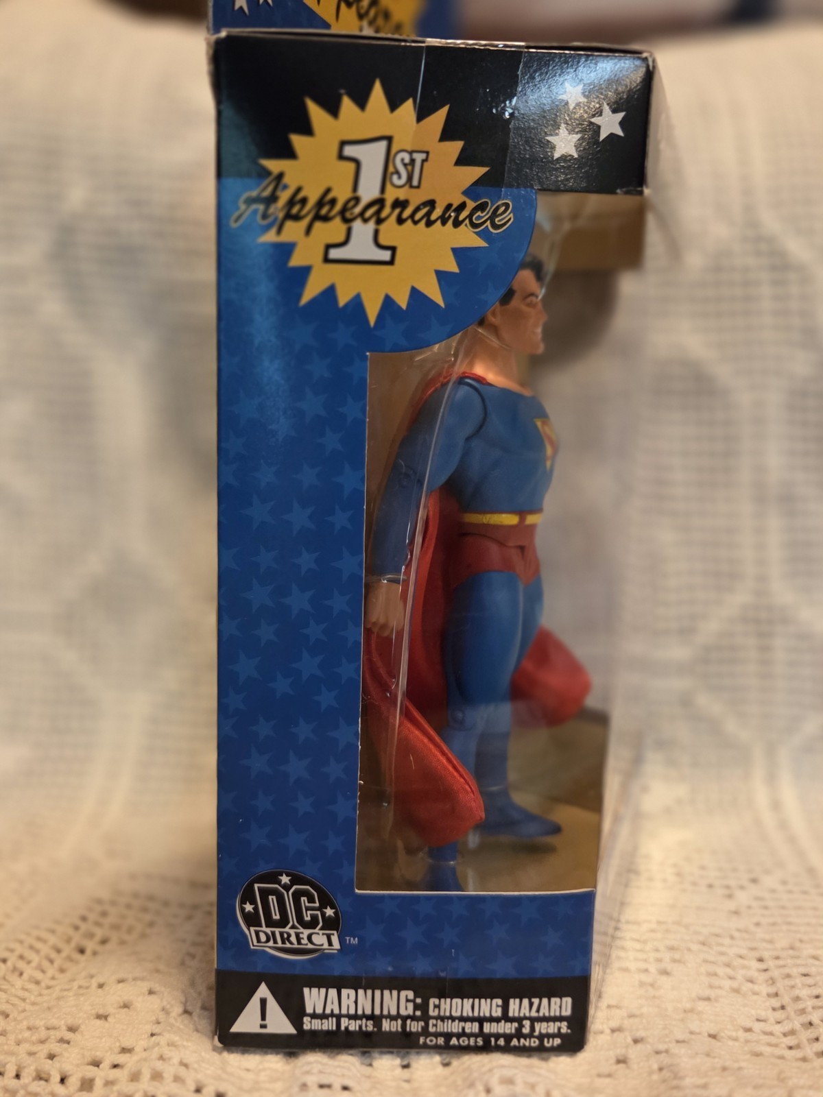 DC Direct First Appearance Superman Action Figure Boxed Cape Fabric/Plastic 2004