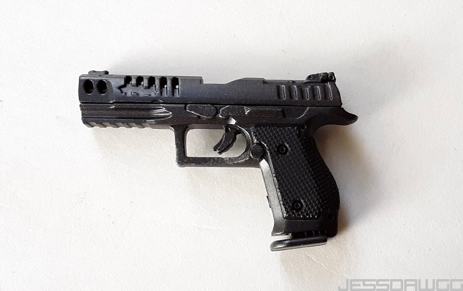 1/6 Pistol gun Cable figure MMS583 by Hot Toys Deadpool 2 12&Prime; for Punisher