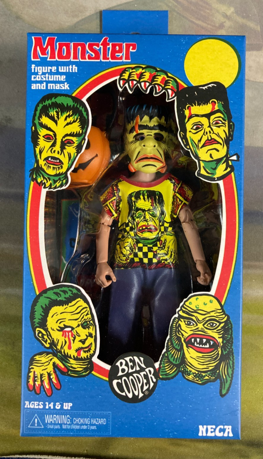 NECA Ben Cooper (Series 1) Costume Kids Figure Monster – Frankenstein (NIB)