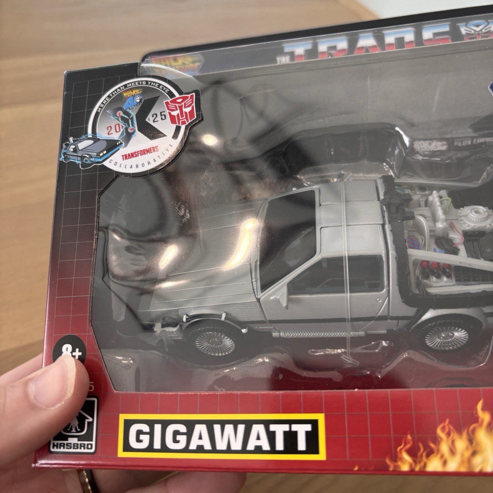 💥NEW Transformers Back to the Future Gigawatt Limited Edition 1985 40th BTTF G1