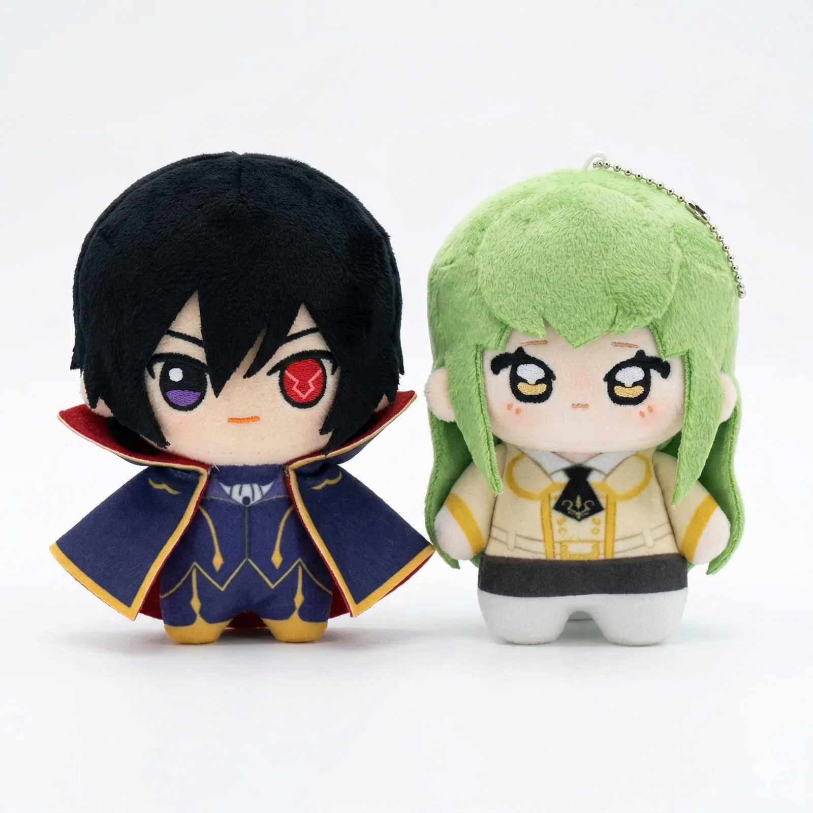 Code Geass C.C. & Lelouch Lamperouge 10cm Plush | Anime Collectible