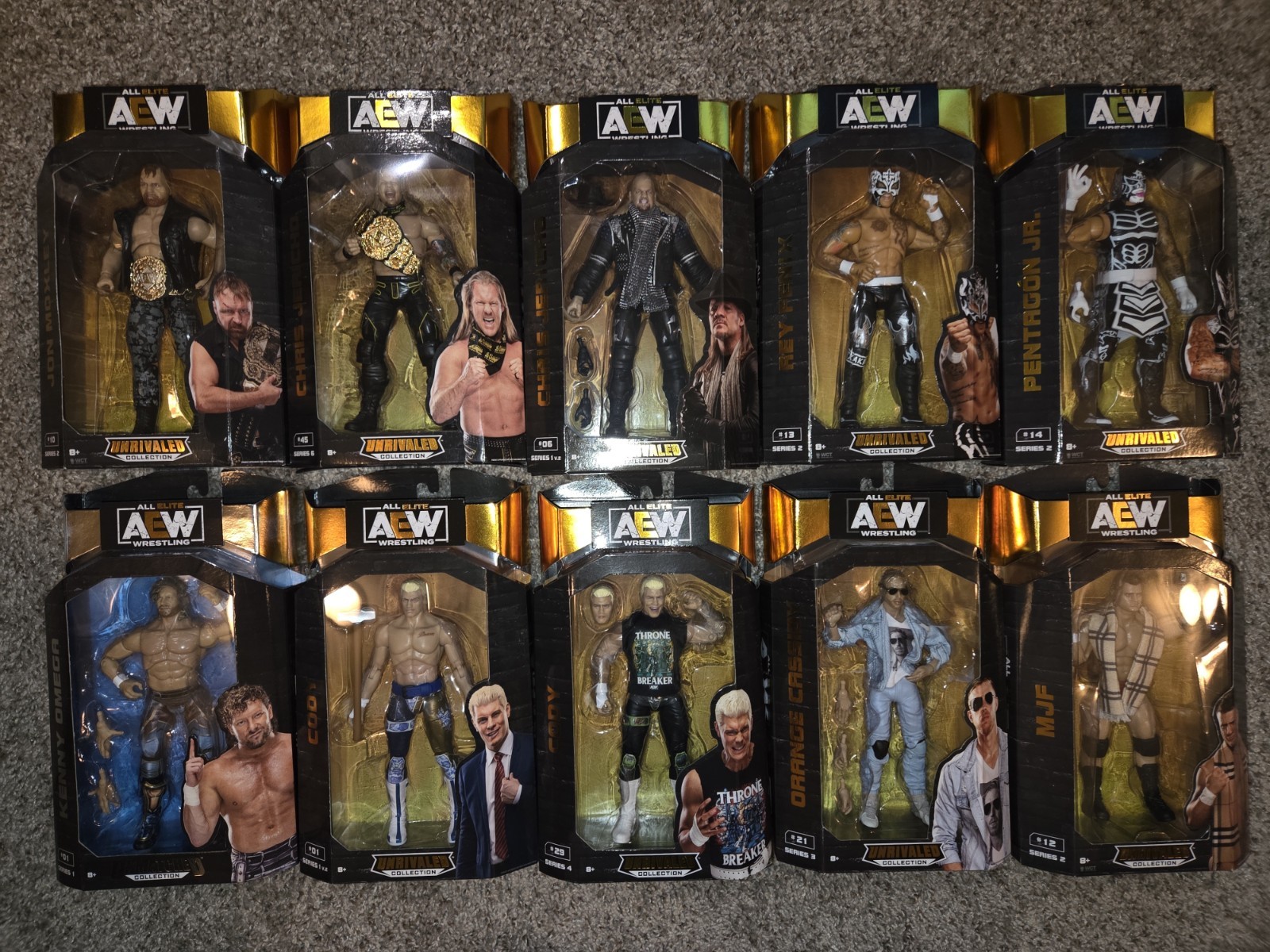 Jazwares AEW Action Figure Lot of 10 NIB
