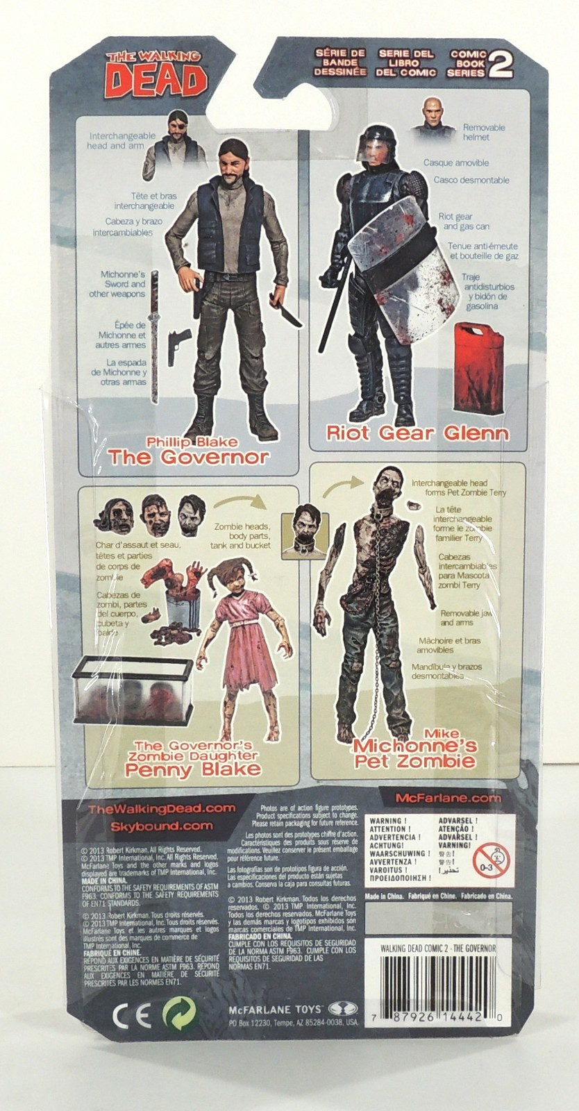 The Governor Phillp Blake McFarlane Comic Book Series 2 The Walking Dead SEALED