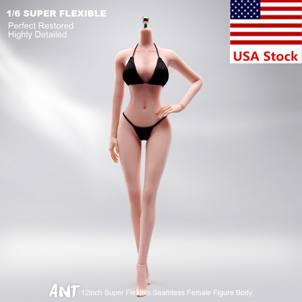 1/6 Female Medium Bust Makeup Super Flexible Joint Seamless Body For 12 »Figure