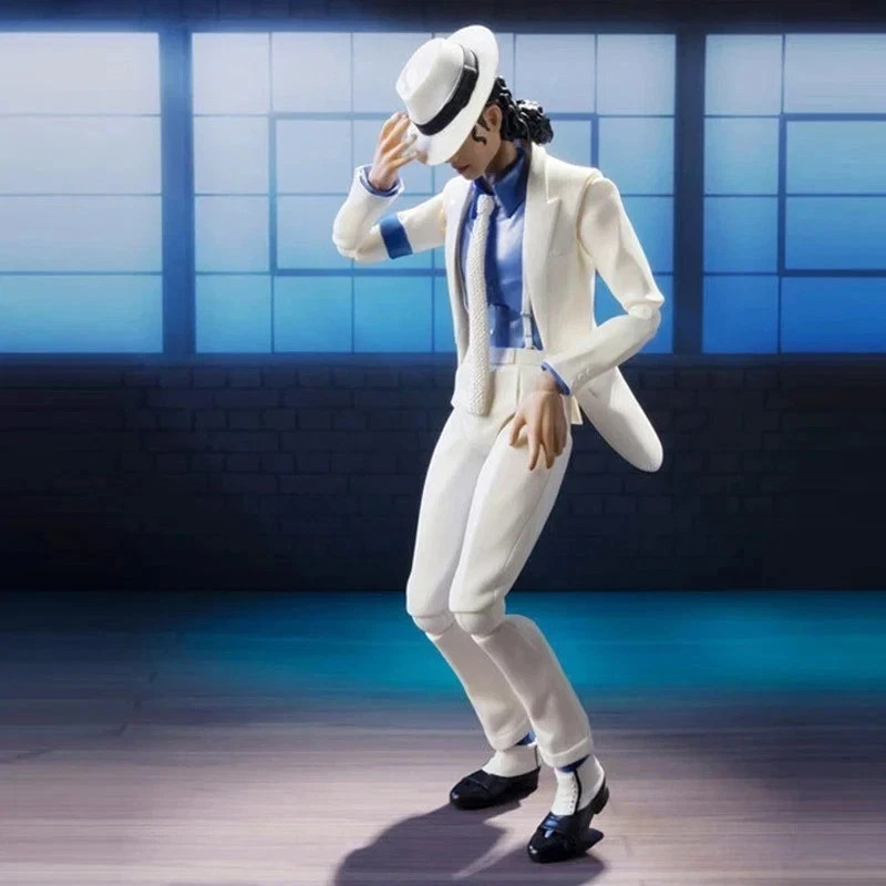 Michael Jackson Smooth Criminal Moonwalk Action Figure Model Toys