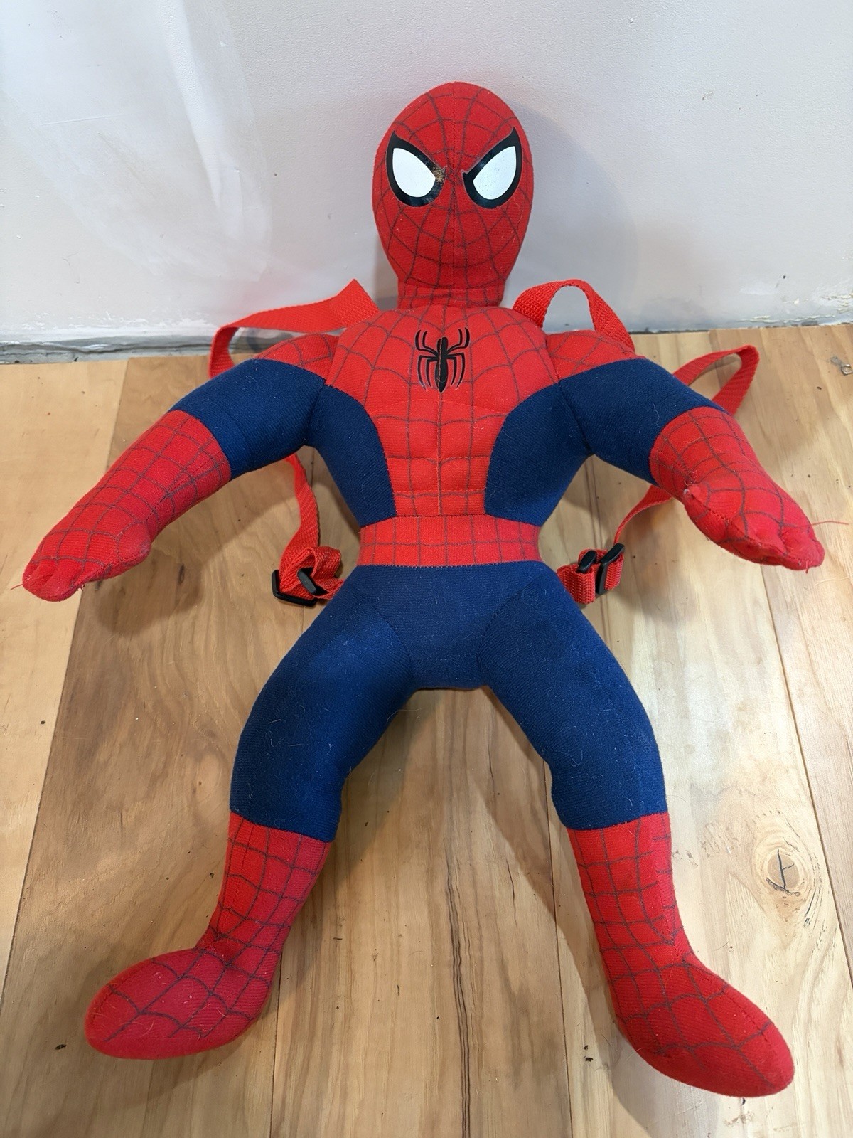 SPIDERMAN Plush Backpack – 17”MARVEL With Adjustable Straps
