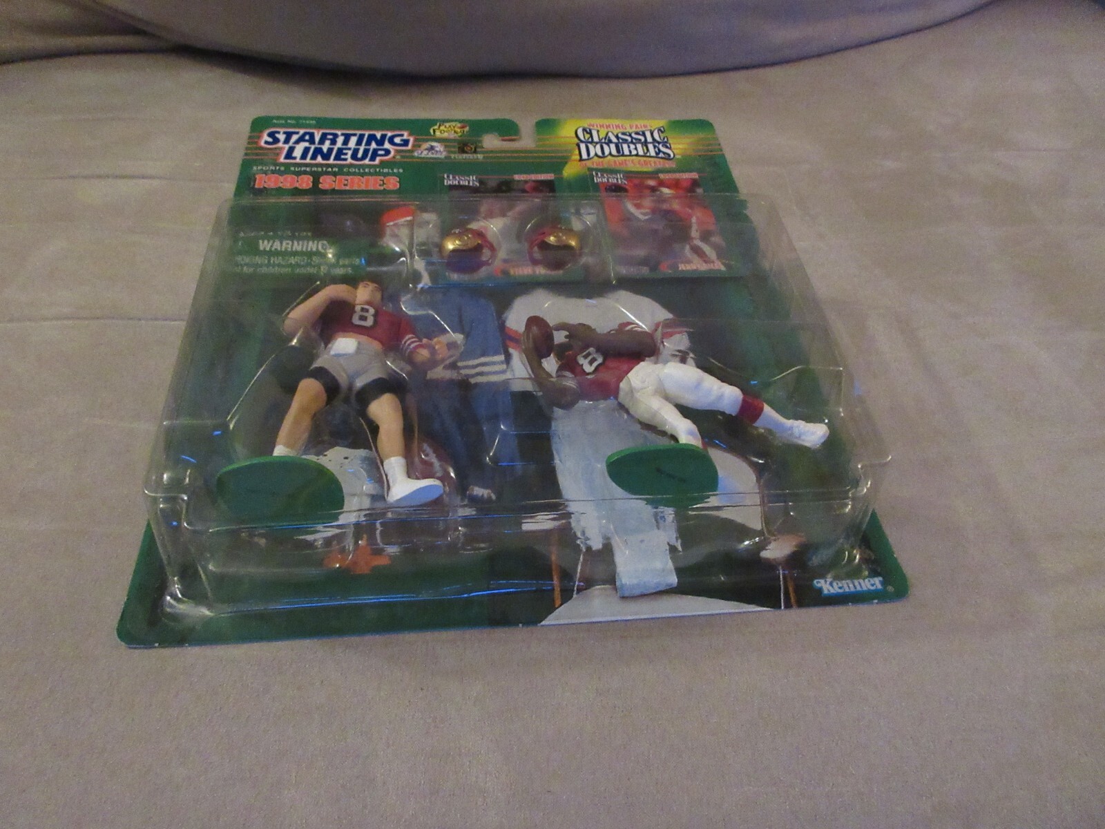 1998 Starting Lineup Classic Doubles Steve Young & Jerry Rice SLU