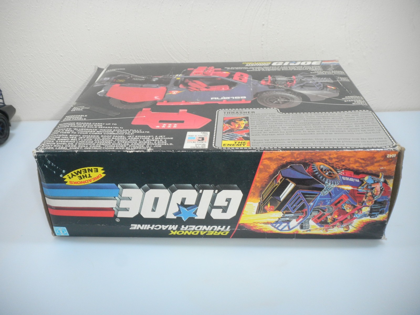 100% Complete 1986 Dreadnok Thunder Machine in Box Cobra G.I. GI Joe 3.75 ARAH