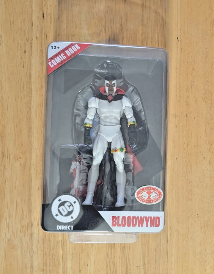 McFarlane DC Direct Page Punchers Bloodwynd Red Platinum Chase