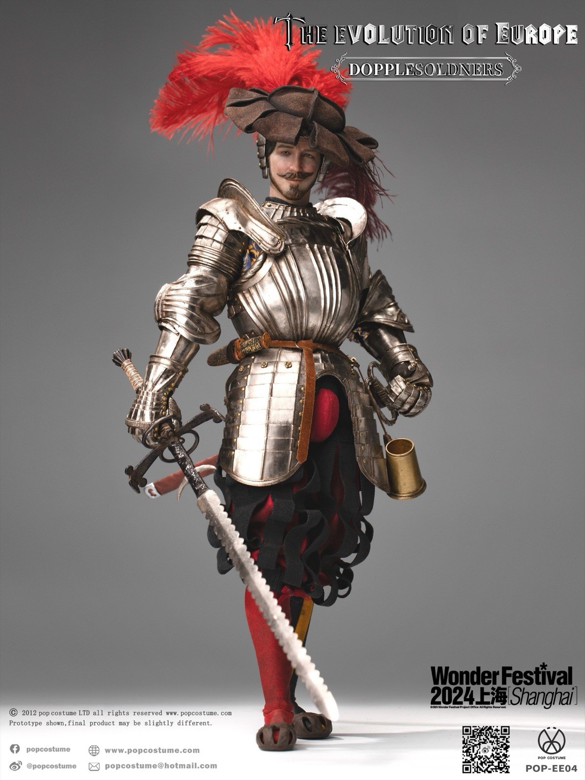 POP COSTUME 1/6 EE04 2024 WF The Evolution of Europe Dopplesoldners Limit 290pcs