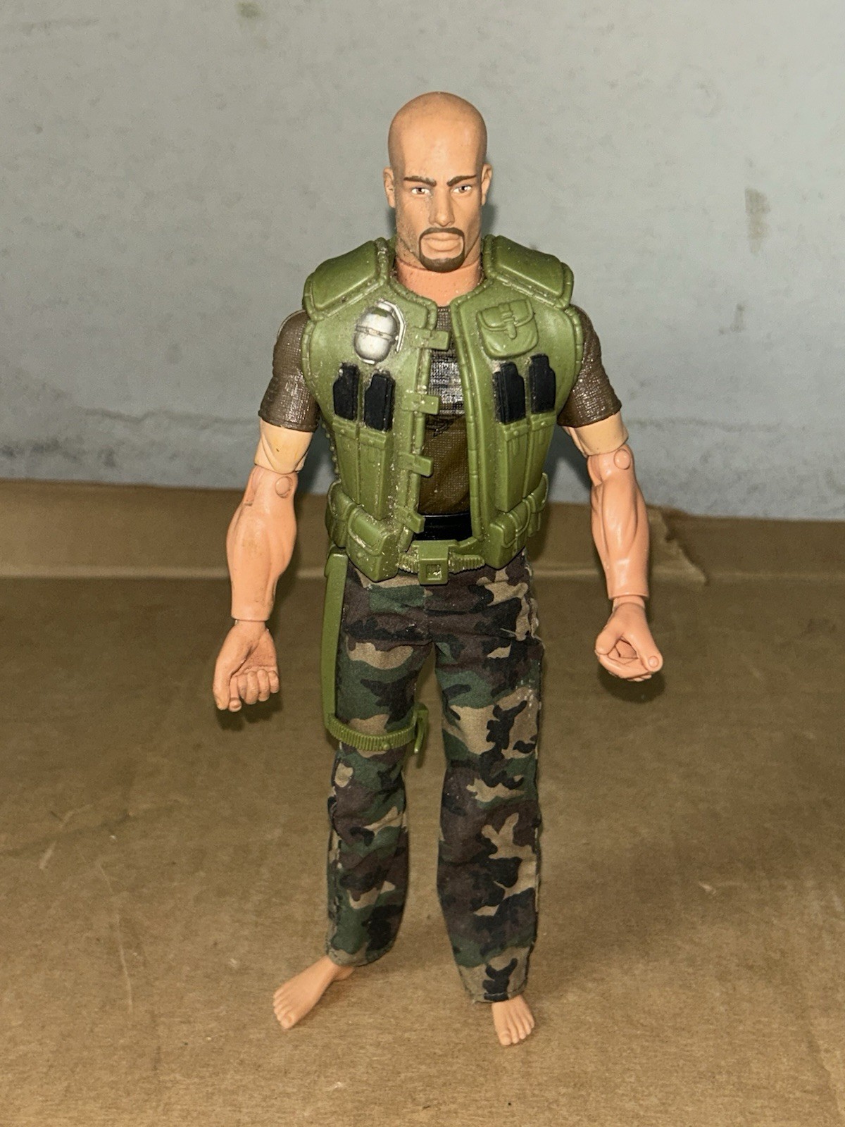 1996 Hasbro GI Joe Roadblock Action Figure W/ Tactical Vest, Clothes & Leg Strap