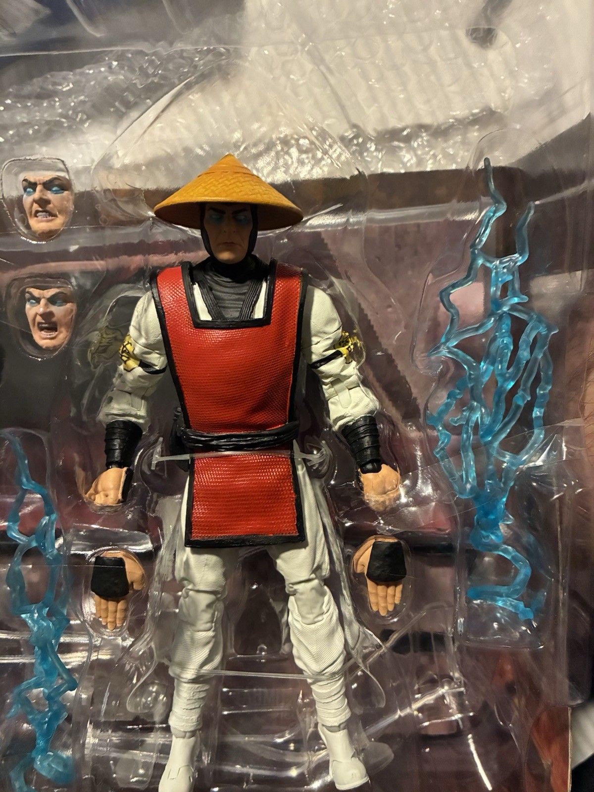 Action Figure Plastic Multicolor w/ Alternate Head, Hands & Blue Effect Part