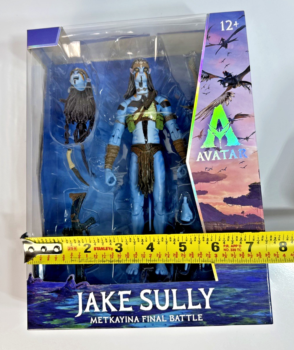 McFarlane Collector Ed #01 Jake Sully (Metkayina) — Avatar: Fire and Ash — NEW