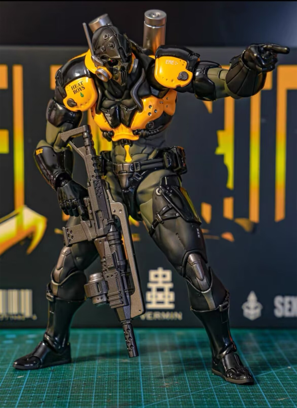 New Heatboys & SEXYICE 2019 VERMIN UNKVAL Eliminator 1/12 Figure in sock