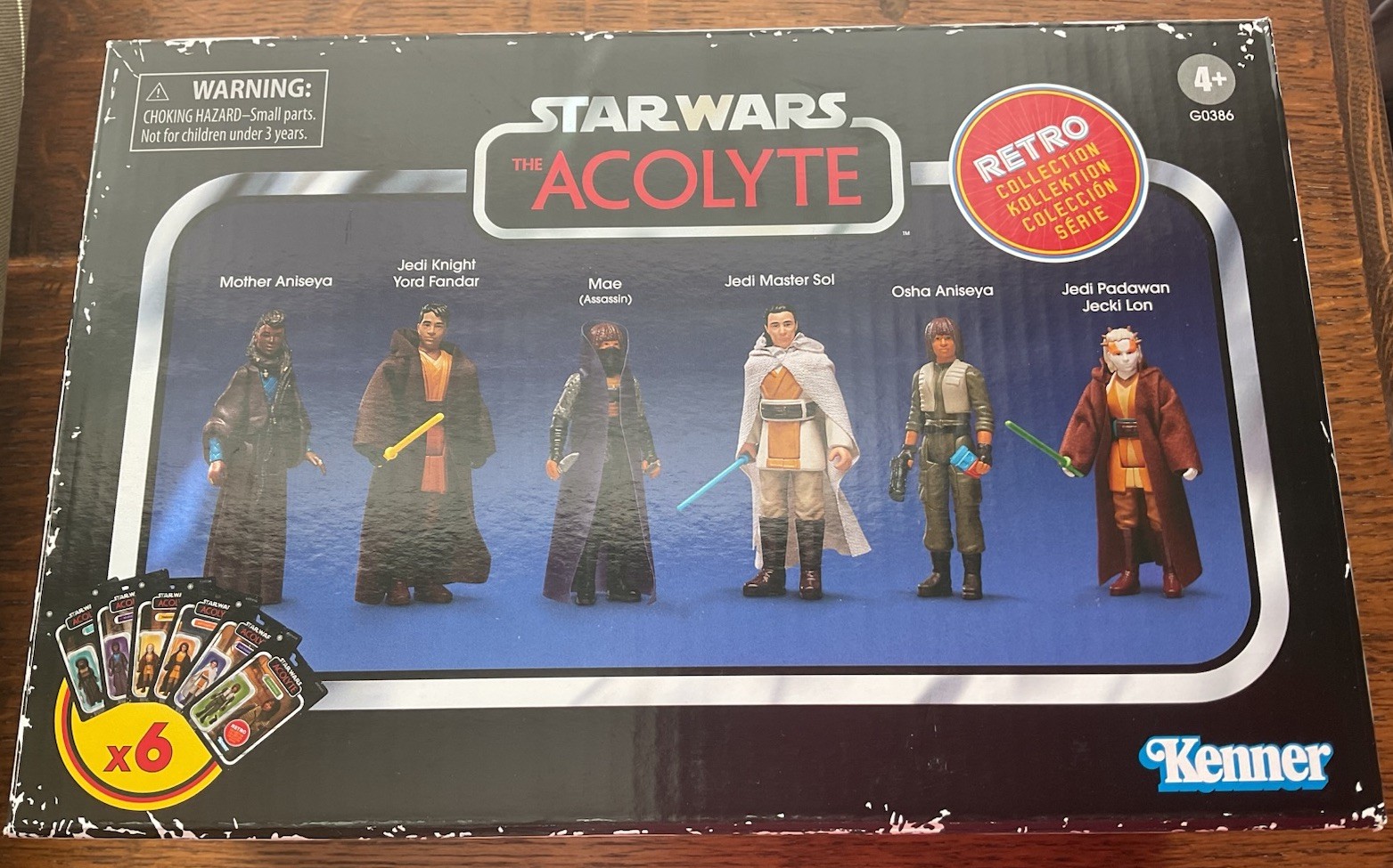 STAR WARS The Acolyte RETRO COLLECTION Multipack 3.75”Collectible Action Figures