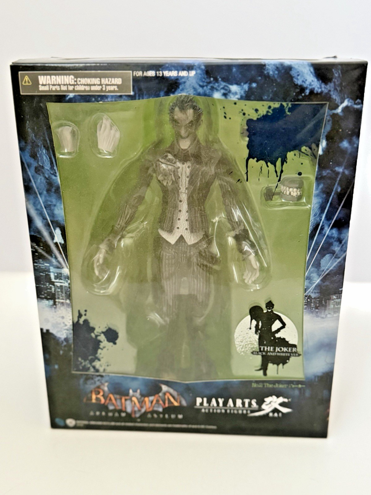 Batman Arkham Asylum Play Arts Kai Figure THE JOKER Japan Square Enix No2 – NEW