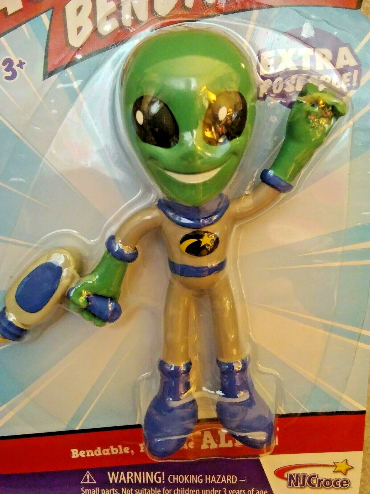 ALIEN Action Bendable (Extra) Posable Figure 4&Prime; Recommend: Age 3+ NJ Croce Co.!!