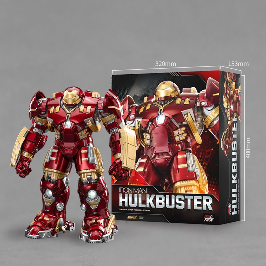 In Stock ZD Toys MK44 1907-44 Hulkbuster 1/7 Scale Action Figure New