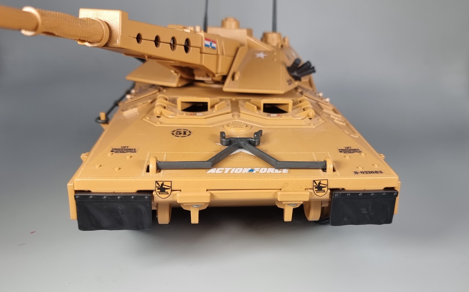Action Force / GI Joe Mauler Turret / Barrel Brace – New Custom Design