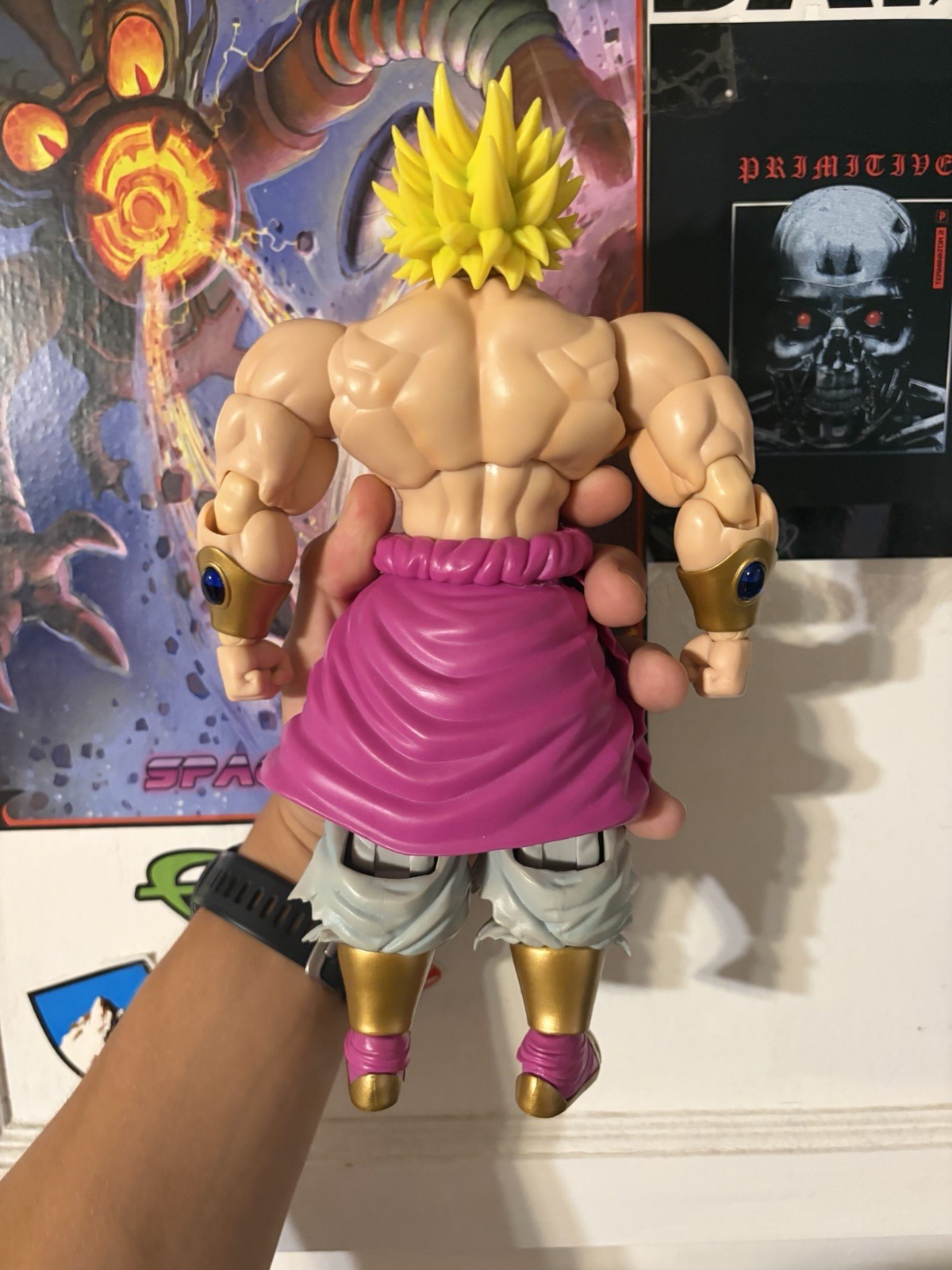 Dragon Ball Broly Action Figure – Includes Alternate Heads, Hands & Hair