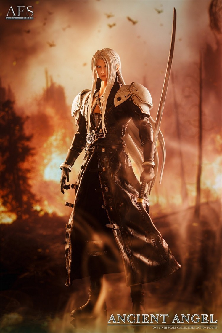 A-FX Studio AFS31 Sephiroth Ancient Angel 1/6 Male Action Figure 2 Heads INSTOCK
