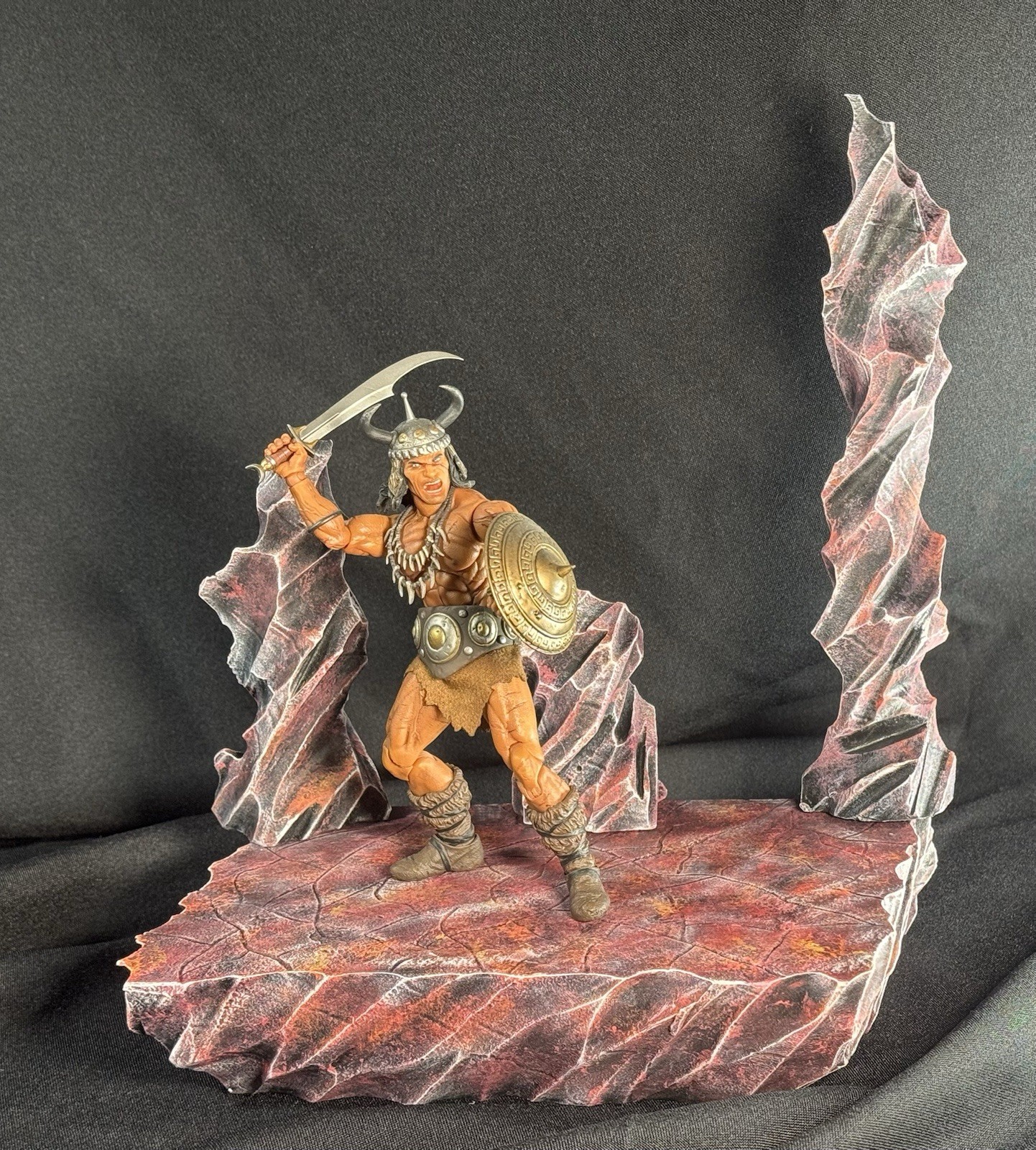 Cosmic Dark Hell Landscape Diorama For Marvel Legends Mythic Legions Mezco