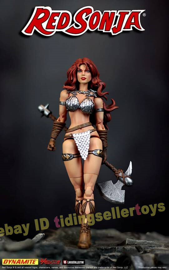 Executive Replicas RED SONJA ERLCDEV001 1/12 Action Figure Collection 6&Prime;