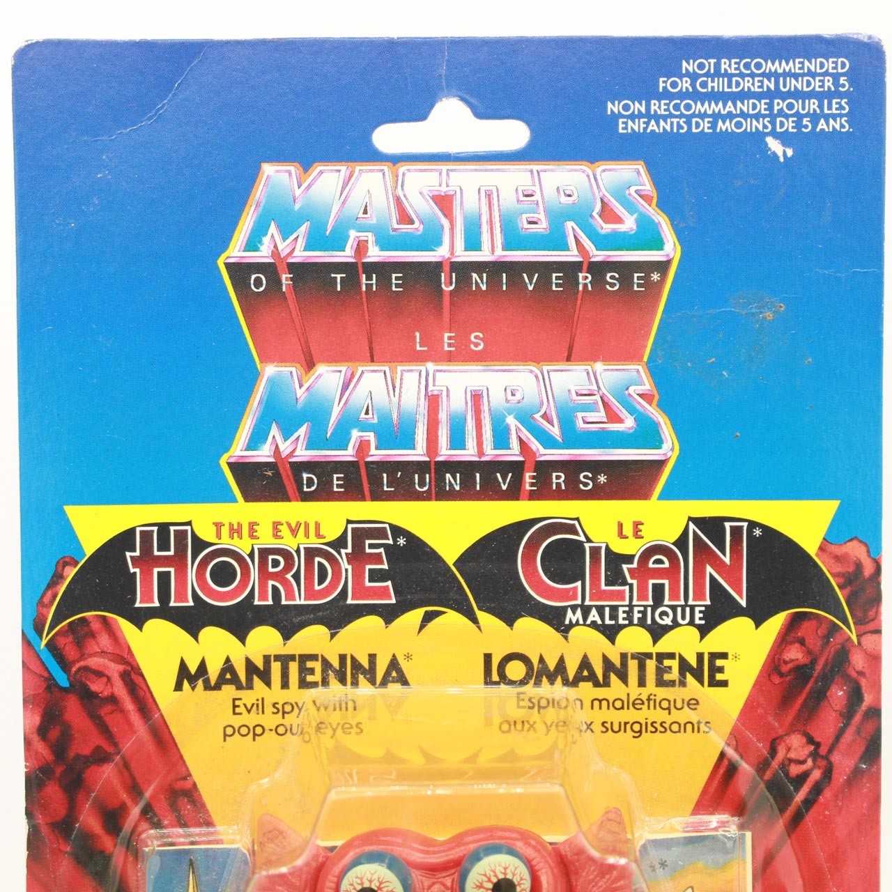 MOTU Mantenna The Evil Horde New Sealed French/English Mattel (1985)