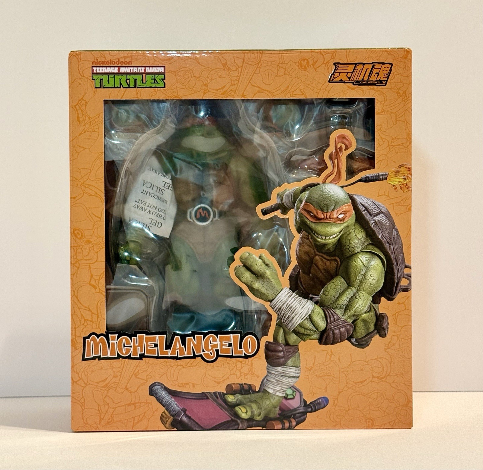 LingJiHun MetyToys TMNT Michelangelo 1/12 Action Figure •US SELLER• NEW/MISB